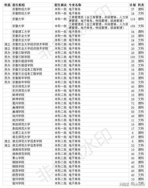 电子商务专业大学排名名